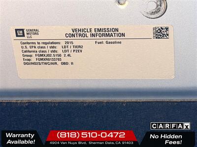 2015 Chevrolet Equinox LS - Photo 21 - Sherman Oaks, CA 91403-1701