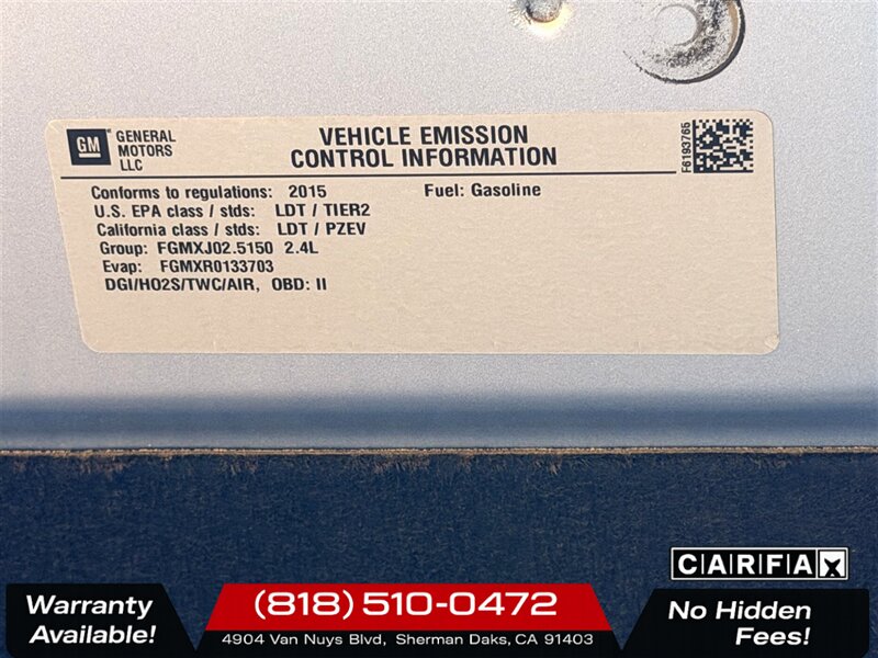 2015 Chevrolet Equinox LS - Photo 21 - Sherman Oaks, CA 91403-1701