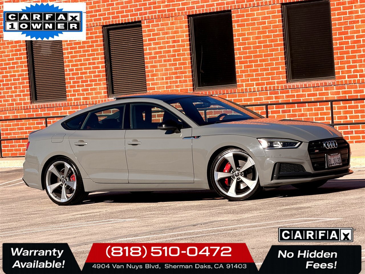 2019 Audi S5 Sportback 3.0T quattro Premium Plus   - Photo 1 - Sherman Oaks, CA 91403-1701