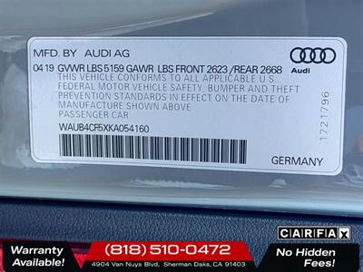 2019 Audi S5 Sportback 3.0T quattro Premium Plus - Photo 28 - Sherman Oaks, CA 91403-1701