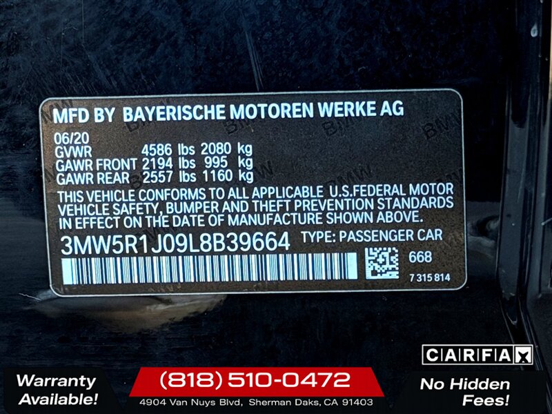 2020 BMW 330i   - Photo 27 - Sherman Oaks, CA 91403-1701