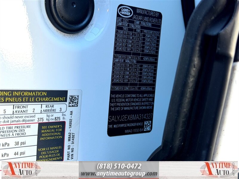 2021 Land Rover Range Rover Velar P250 S - Photo 31 - Sherman Oaks, CA 91403-1701