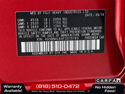 2015 Subaru Legacy 2.5i Premium - Photo 29 - Sherman Oaks, CA 91403-1701