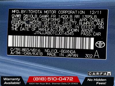 2012 Scion iQ - Photo 21 - Sherman Oaks, CA 91403-1701
