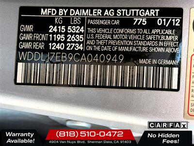 2012 Mercedes-Benz CLS CLS 63 AMG   - Photo 34 - Sherman Oaks, CA 91403-1701
