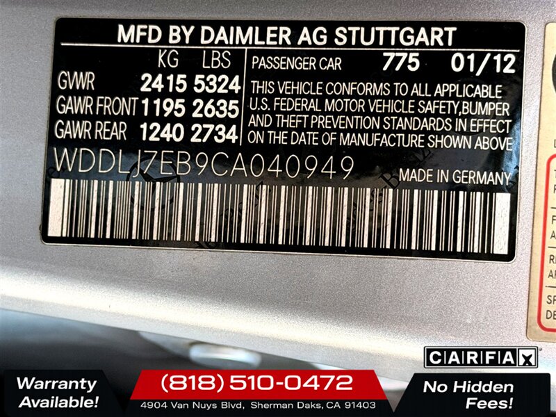 2012 Mercedes-Benz CLS CLS 63 AMG   - Photo 34 - Sherman Oaks, CA 91403-1701