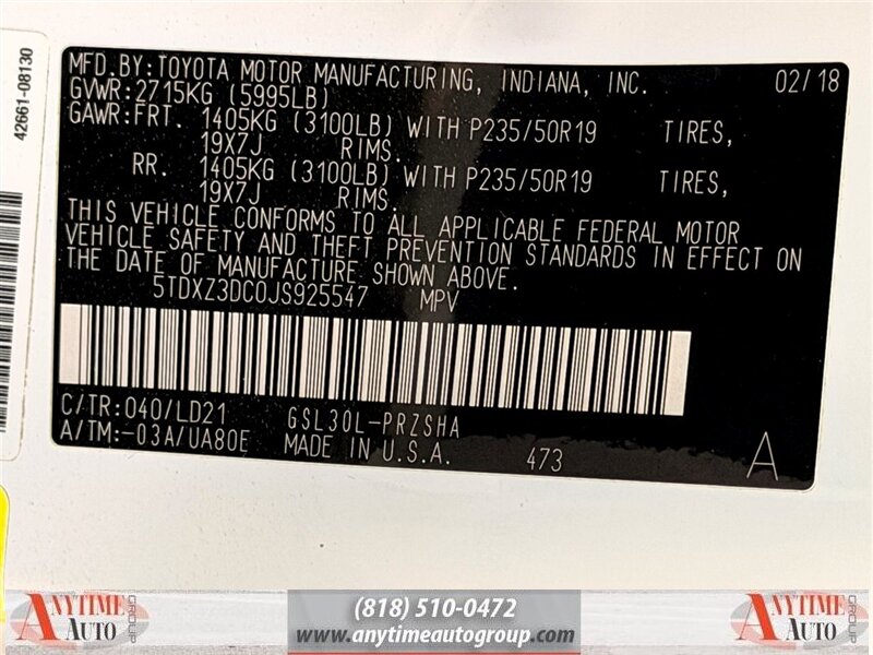 2018 Toyota Sienna SE 8-Passenger - Photo 30 - Sherman Oaks, CA 91403-1701