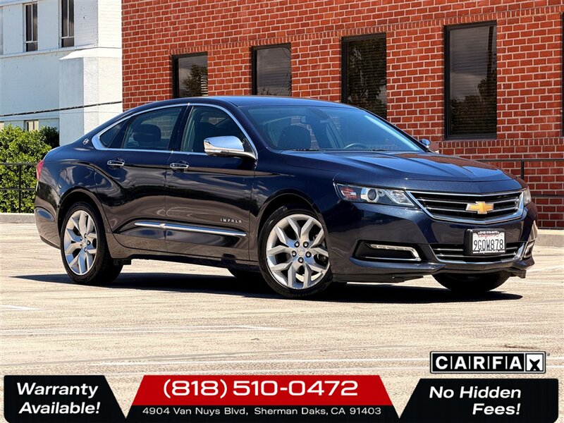 Blue Velvet Metallic 2019 Chevrolet Impala Premier FWD Sedan Front-Wheel Drive Automatic
