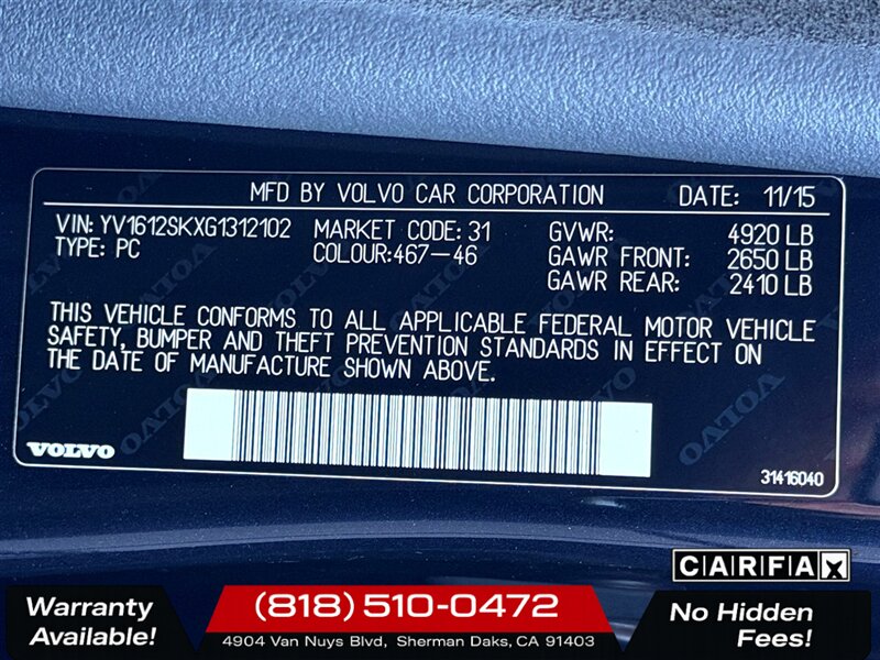 2016 Volvo V60 T5 Premier - Photo 28 - Sherman Oaks, CA 91403-1701