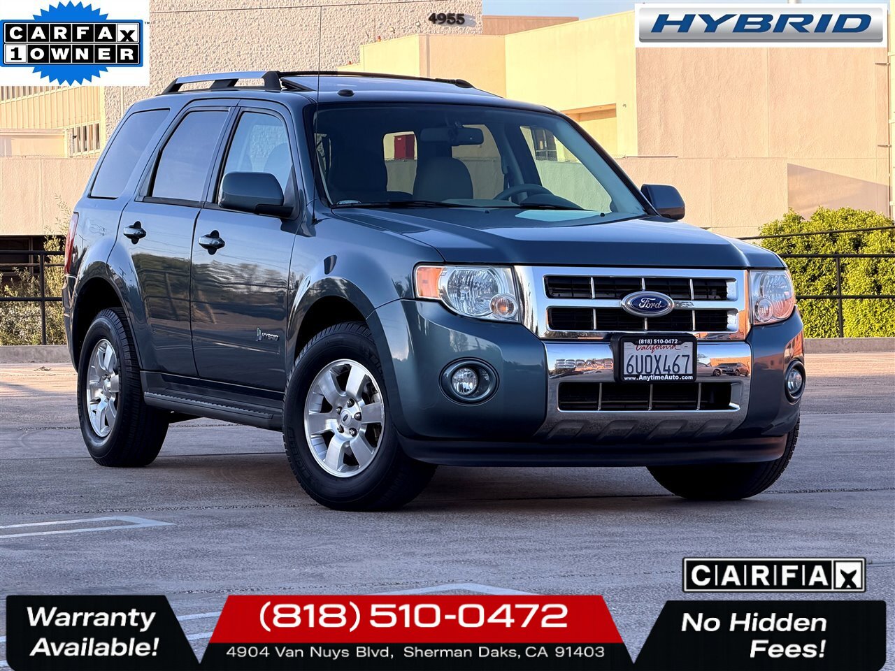 2012 Ford Escape Hybrid Limited   - Photo 1 - Sherman Oaks, CA 91403-1701