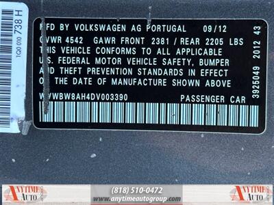 2013 Volkswagen Eos Komfort Edition   - Photo 30 - Sherman Oaks, CA 91403-1701