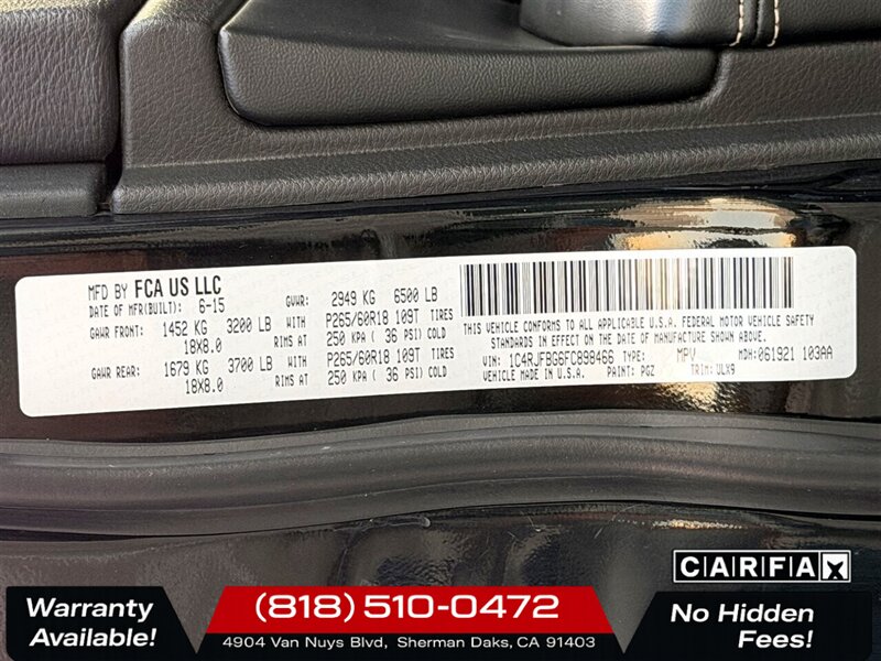 2015 Jeep Grand Cherokee Limited - Photo 31 - Sherman Oaks, CA 91403-1701