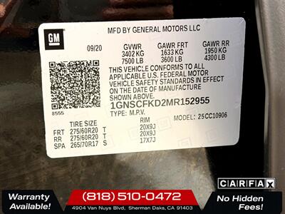 2021 Chevrolet Suburban Premier - Photo 32 - Sherman Oaks, CA 91403-1701