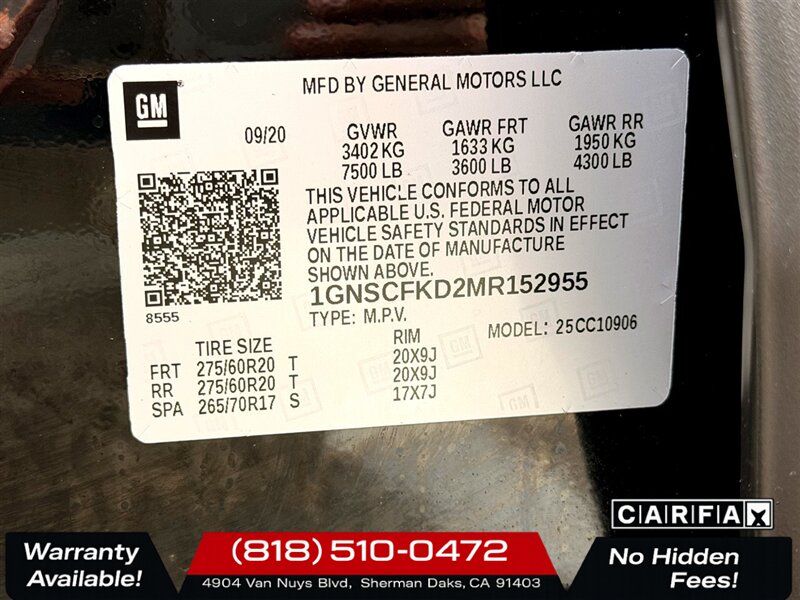 2021 Chevrolet Suburban Premier - Photo 32 - Sherman Oaks, CA 91403-1701
