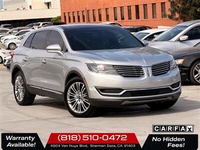 2017 Lincoln MKX Reserve   - Photo 1 - Sherman Oaks, CA 91403-1701