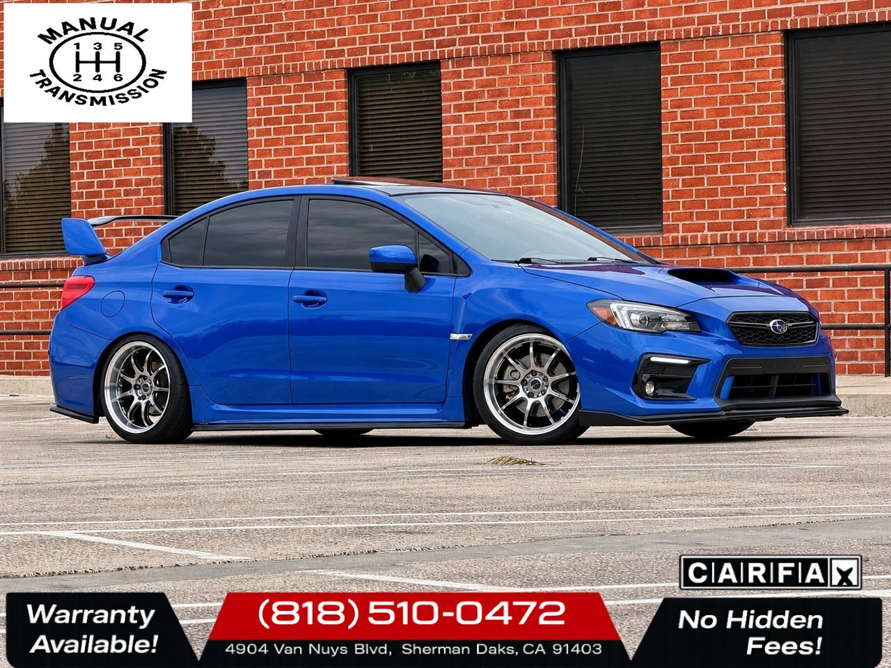 2019 Subaru WRX Limited   - Photo 1 - Sherman Oaks, CA 91403-1701