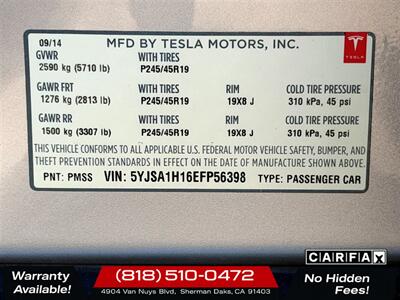 2014 Tesla Model S Base 85 - Photo 31 - Sherman Oaks, CA 91403-1701