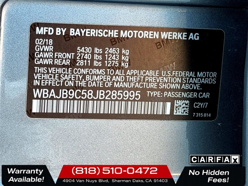 2018 BMW M550i xDrive - Photo 38 - Sherman Oaks, CA 91403-1701