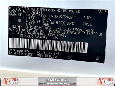 2015 Toyota Sienna LE 8-Passenger   - Photo 28 - Sherman Oaks, CA 91403-1701