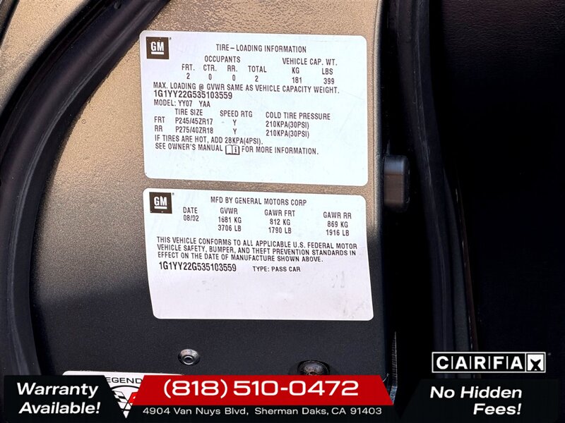 2003 Chevrolet Corvette - Photo 22 - Sherman Oaks, CA 91403-1701