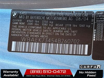 2004 BMW 645Ci   - Photo 35 - Sherman Oaks, CA 91403-1701