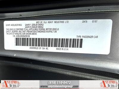 2008 Subaru Legacy 3.0R Limited   - Photo 34 - Sherman Oaks, CA 91403-1701