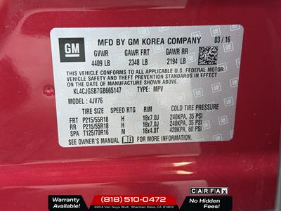 2016 Buick Encore Leather   - Photo 17 - Sherman Oaks, CA 91403-1701