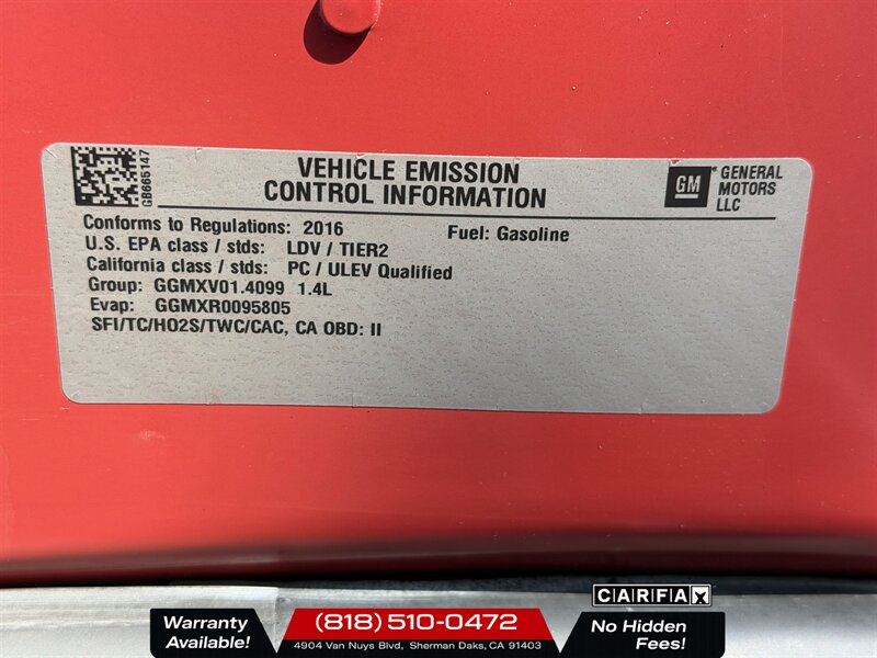 2016 Buick Encore Leather   - Photo 16 - Sherman Oaks, CA 91403-1701