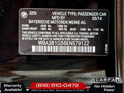 2014 BMW 320i - Photo 25 - Sherman Oaks, CA 91403-1701