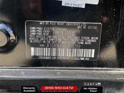 2011 Subaru Impreza WRX Limited - Photo 14 - Sherman Oaks, CA 91403-1701