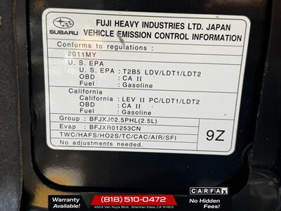 2011 Subaru Impreza WRX Limited - Photo 13 - Sherman Oaks, CA 91403-1701