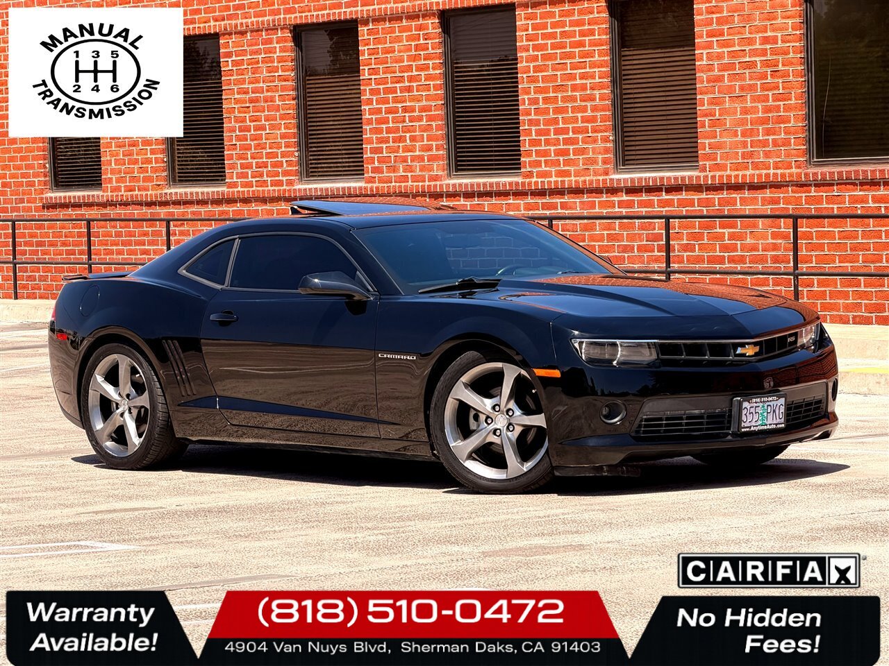 2014 Chevrolet Camaro LT   - Photo 1 - Sherman Oaks, CA 91403-1701