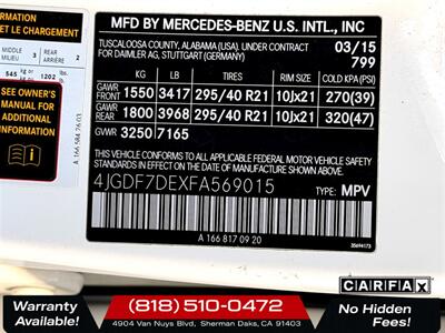 2015 Mercedes-Benz GL 550 4MATIC®   - Photo 33 - Sherman Oaks, CA 91403-1701
