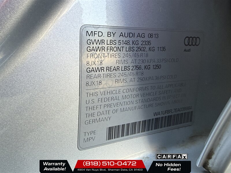2014 Audi allroad 2.0T Premium Plus quattro   - Photo 15 - Sherman Oaks, CA 91403-1701