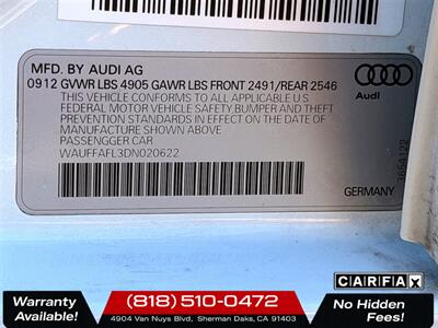 2013 Audi A4 2.0T Premium Plus quattro   - Photo 32 - Sherman Oaks, CA 91403-1701