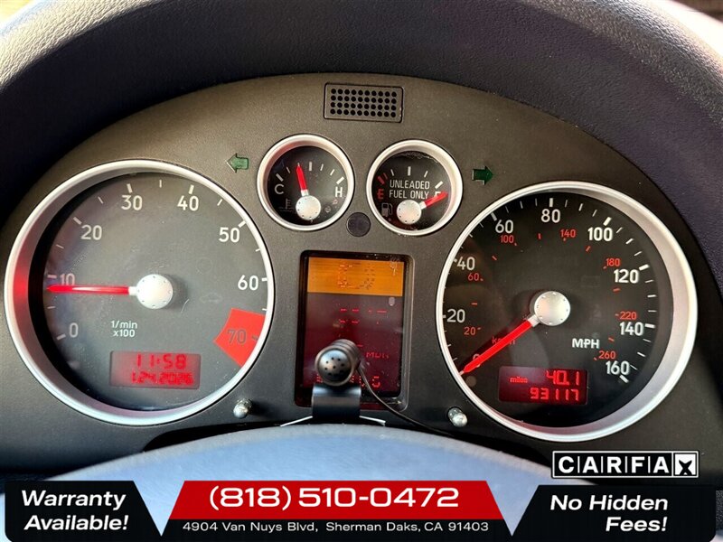 2004 Audi TT 1.8T Roadster FrontTrak - Photo 18 - Sherman Oaks, CA 91403-1701