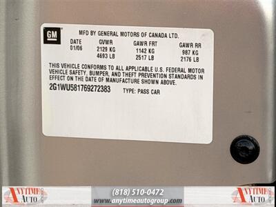 2006 Chevrolet Impala LTZ   - Photo 27 - Sherman Oaks, CA 91403-1701