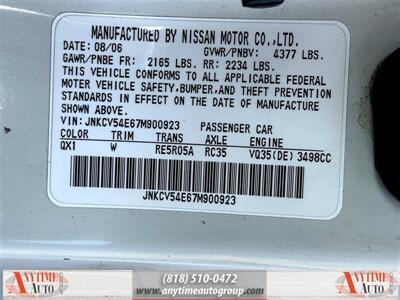 2007 INFINITI G35   - Photo 29 - Sherman Oaks, CA 91403-1701