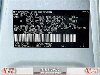 2005 Toyota RAV4   - Photo 25 - Sherman Oaks, CA 91403-1701