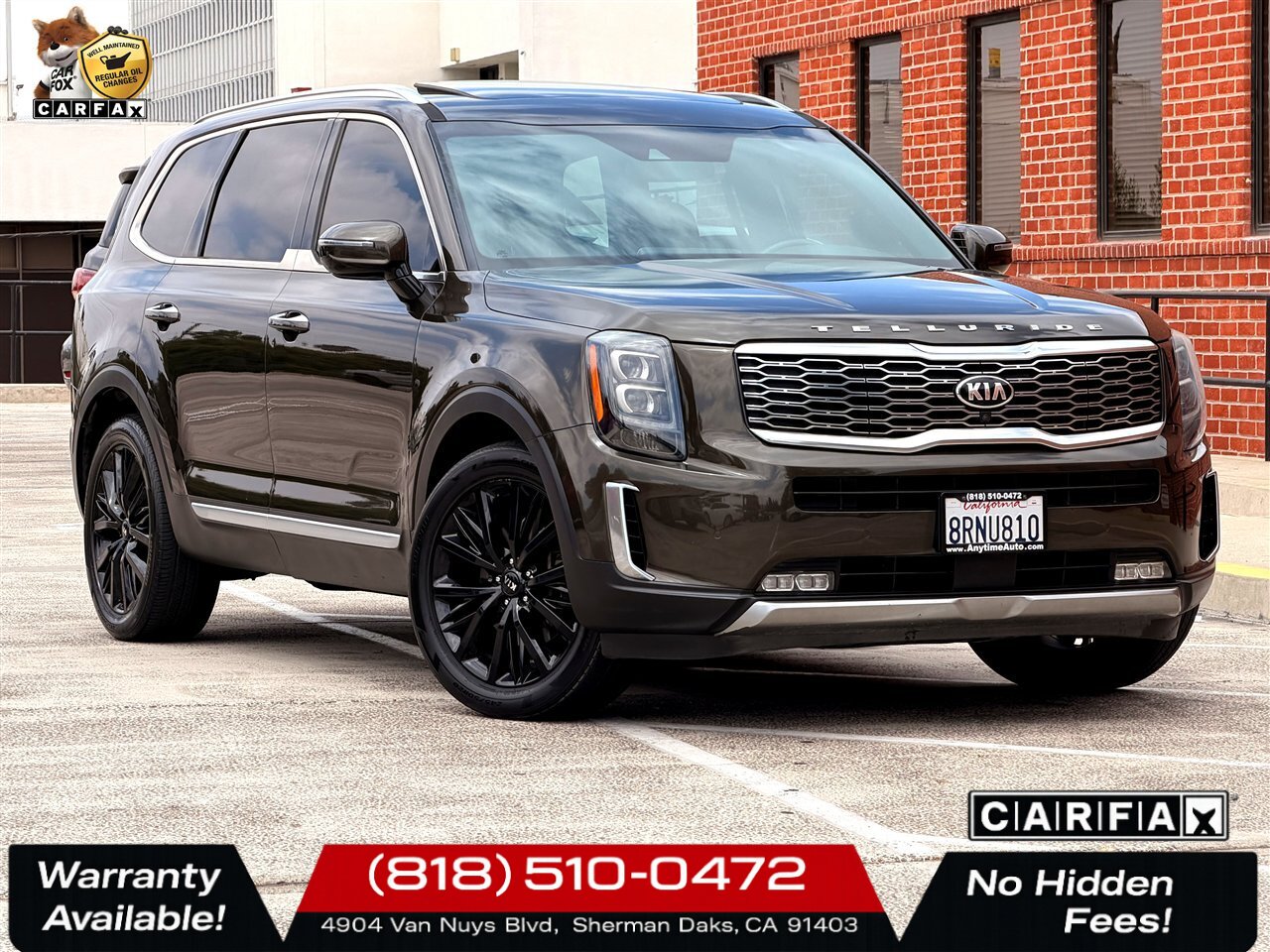 2020 Kia Telluride SX   - Photo 1 - Sherman Oaks, CA 91403-1701