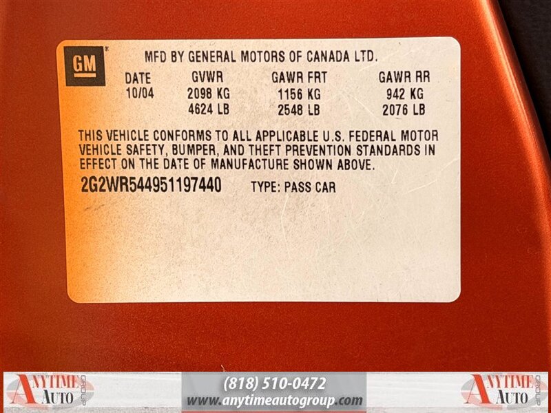 2005 Pontiac Grand Prix GTP - Photo 26 - Sherman Oaks, CA 91403-1701