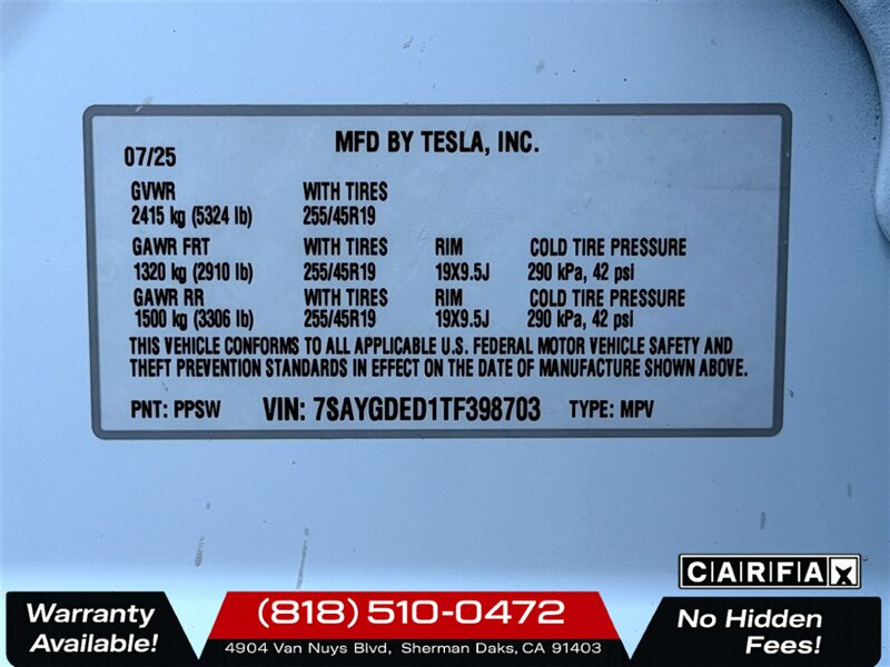 2026 Tesla Model Y Premium - Photo 30 - Sherman Oaks, CA 91403-1701