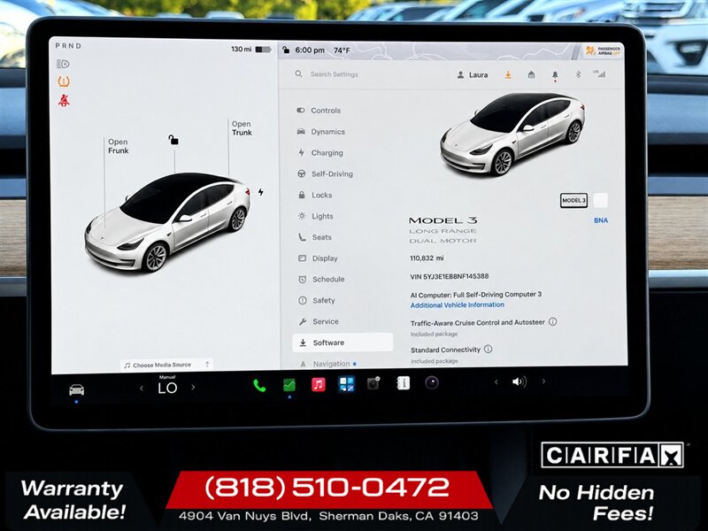2022 Tesla Model 3 Long Range - Photo 15 - Sherman Oaks, CA 91403-1701