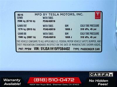 2015 Tesla Model S 85 - Photo 28 - Sherman Oaks, CA 91403-1701