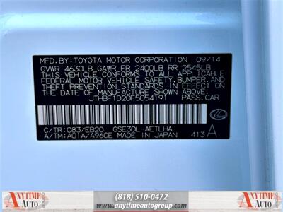 2015 Lexus IS 250   - Photo 33 - Sherman Oaks, CA 91403-1701