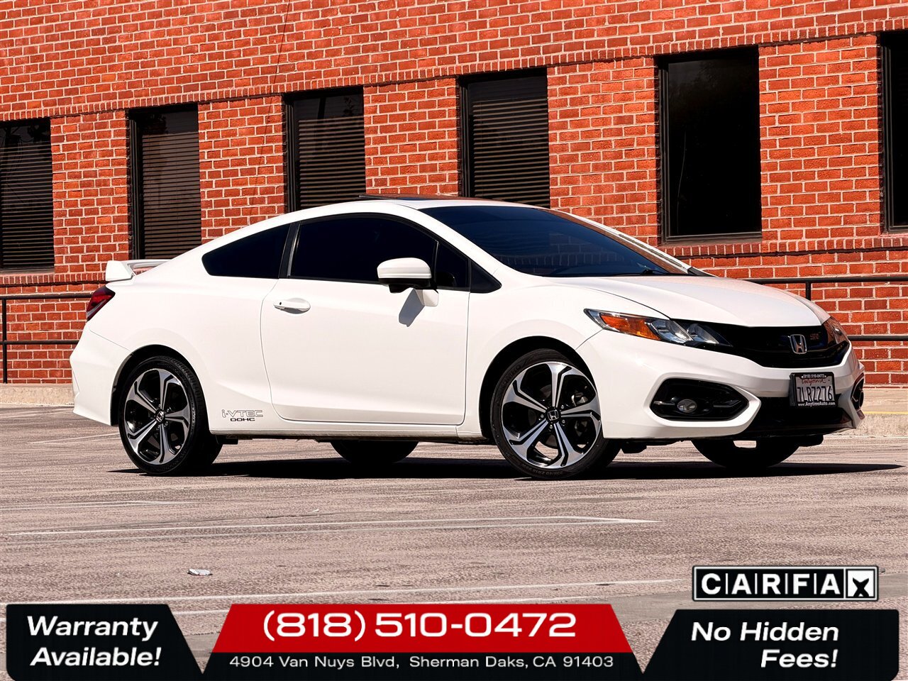 2015 Honda Civic Si   - Photo 1 - Sherman Oaks, CA 91403-1701
