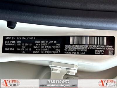 2020 FIAT 500X Pop   - Photo 29 - Sherman Oaks, CA 91403-1701