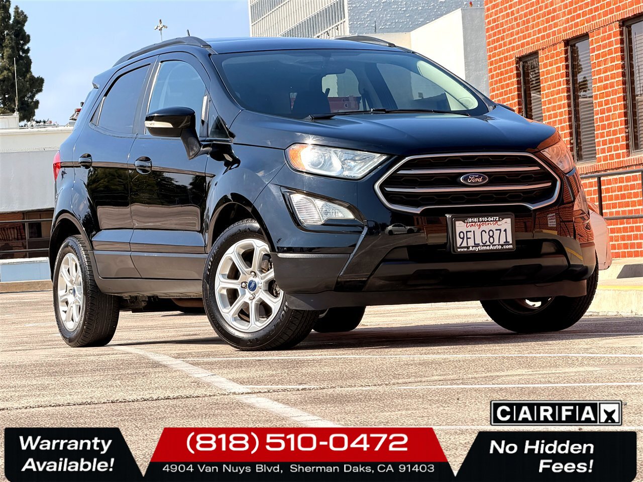 2019 Ford EcoSport SE   - Photo 1 - Sherman Oaks, CA 91403-1701