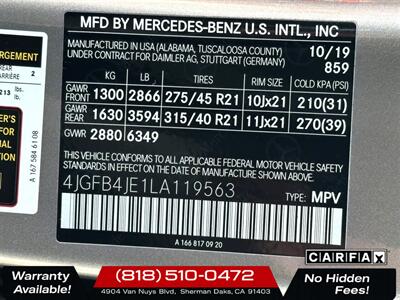 2020 Mercedes-Benz GLE 350   - Photo 36 - Sherman Oaks, CA 91403-1701