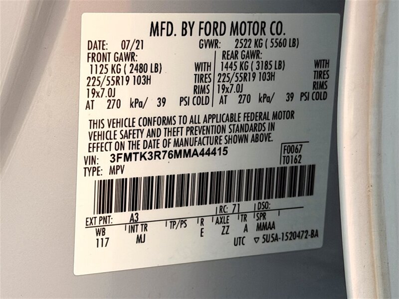 2021 Ford Mustang Mach-E Premium   - Photo 31 - Sherman Oaks, CA 91403-1701